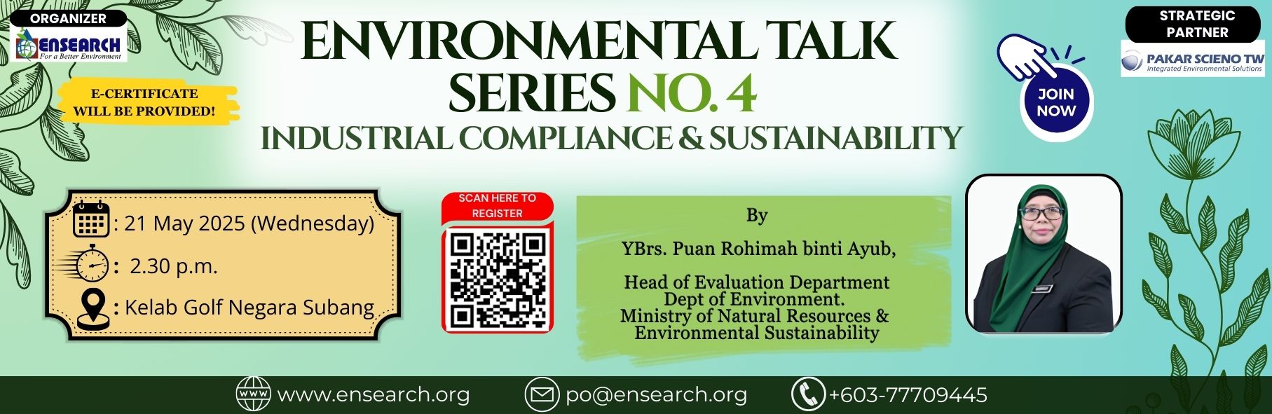 Environmental Talk Series 4 banner
